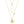 Gold Shell Fan Emerald Necklace