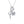 Moissanite Bow Tie Wedding Necklace