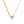 Gold Bubble Pendant Necklace