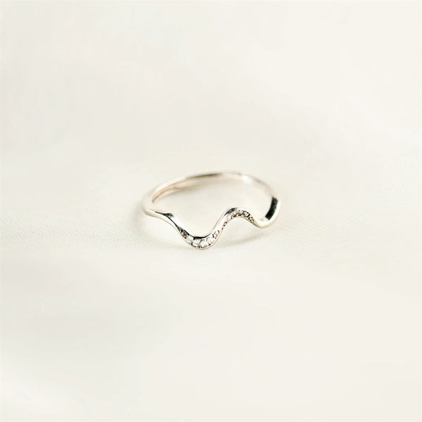 Infinity Wave Stackable Ring