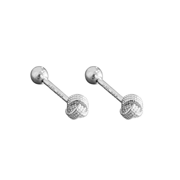 Rope Knot Stud Earrings