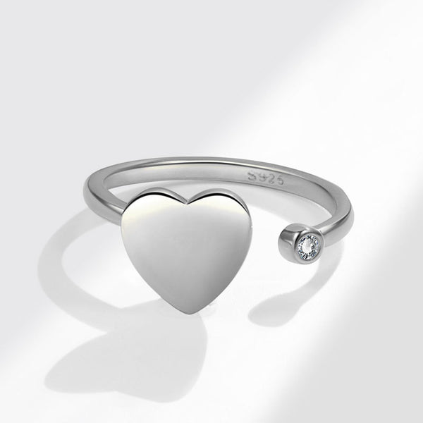 Heart Anxiety Fidget Spinner Ring