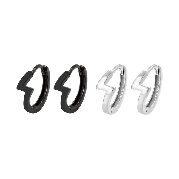 Letter Z Hoop Earrings