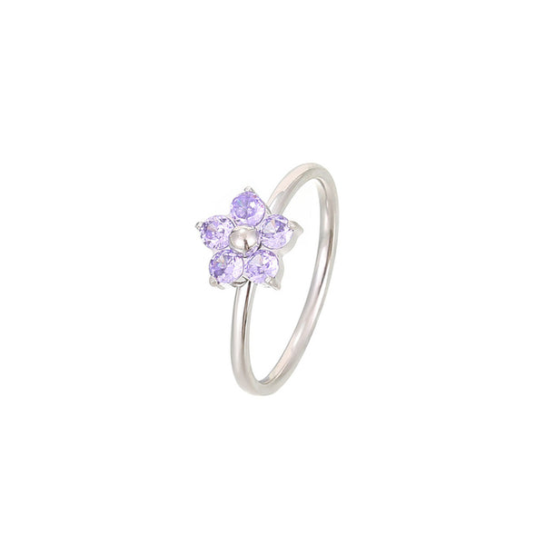 Dainty Flower Band Ring