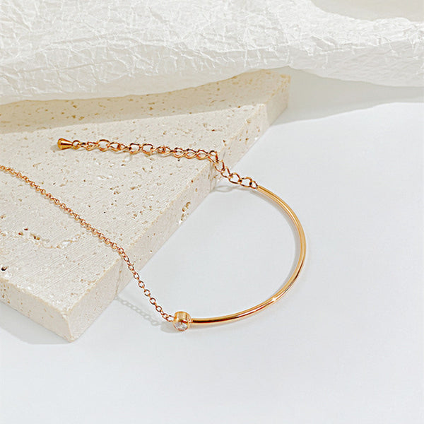 Minimalist Half Chain Bracelet