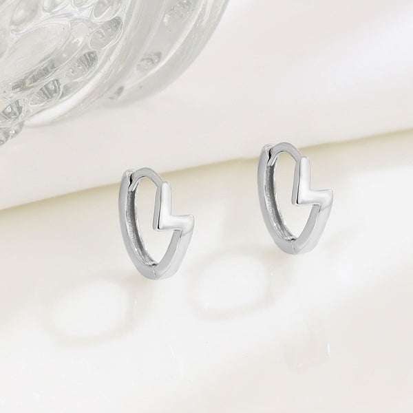 Letter Z Hoop Earrings