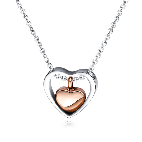 Heart Urn Pendant Necklace