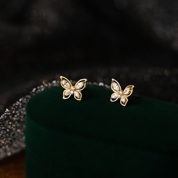 Cute Butterfly Stud Earrings