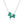 Malachite Flying Horse Charm Necklace