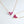 Ruby Heart Pendant Necklace