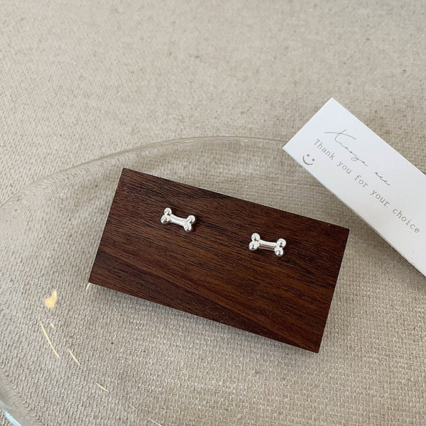 Dachshund Dog Bone Stud Earrings