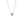 Dainty Moissanite Charm Wedding Necklace