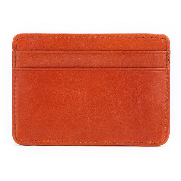 Leather Credit Card Holder Wallet