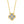 Moissanite Four Leaf Clover Charm Necklace