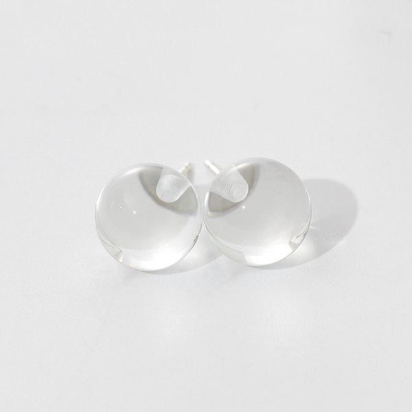 Round Ball Stud Earrings