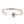 Evil Eye Heart Pearl Bangle Bracelet