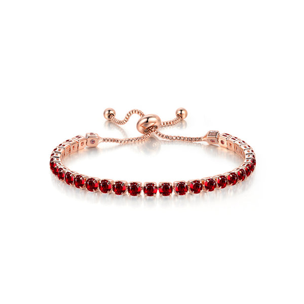 Birthstone Wedding Tennis Bracelet