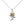 Moissanite Sunflower Engagement Necklace