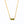 Baguette Cut Birthstone Pendant Necklace