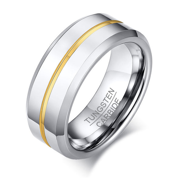 Classic 8mm Tungsten Steel Ring