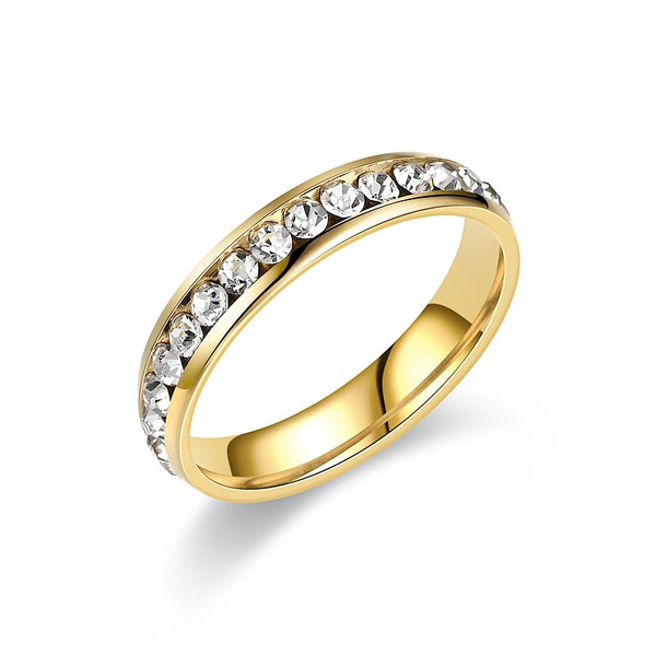 Slim Pave Couple Ring