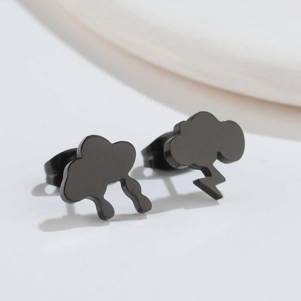 Weather Cloud Stud Earrings