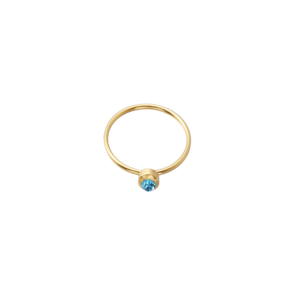 Colored Gem Birthstone Ring