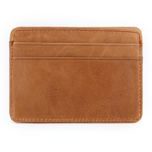 Leather Credit Card Holder Wallet