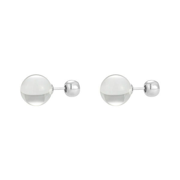 Round Ball Stud Earrings