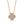 Moissanite Four Leaf Clover Charm Necklace