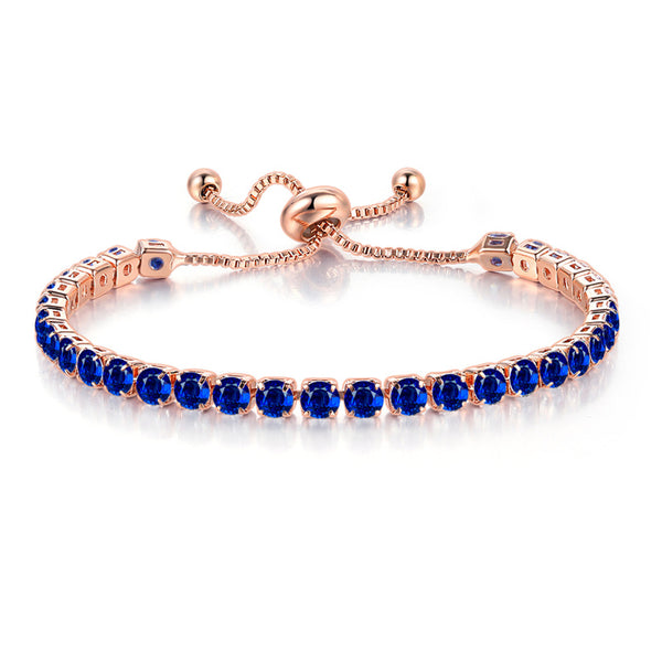 Birthstone Wedding Tennis Bracelet