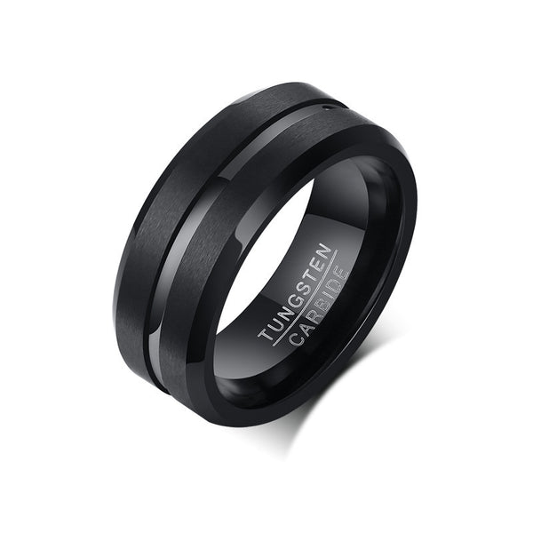 Classic 8mm Tungsten Steel Ring