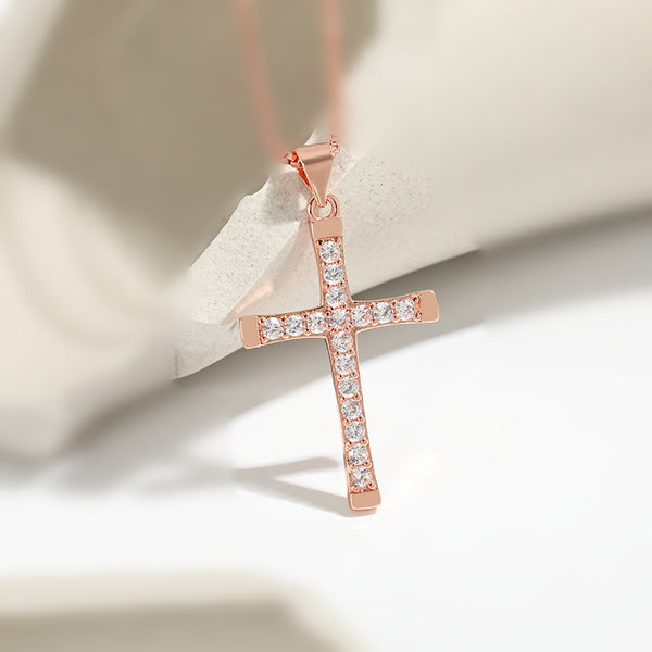 Dainty Cross Pendant Necklace