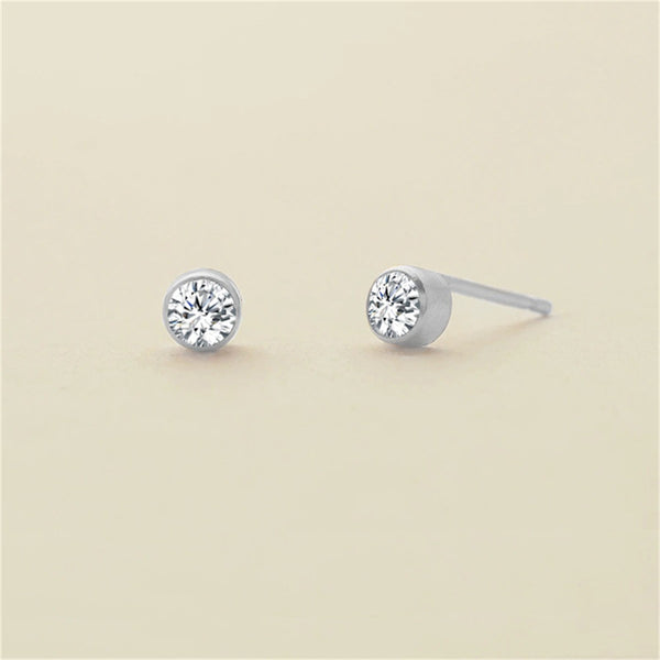 Birthstone Bubble Stud Earrings