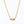 Baguette Cut Birthstone Pendant Necklace