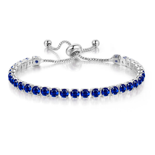 Birthstone Wedding Tennis Bracelet