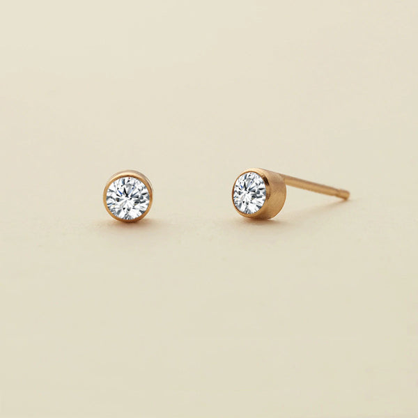 Birthstone Bubble Stud Earrings