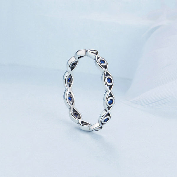 Evil Eye Stacking Band Ring