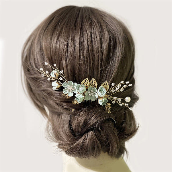 Pearl Flower Bridal Wedding Headband