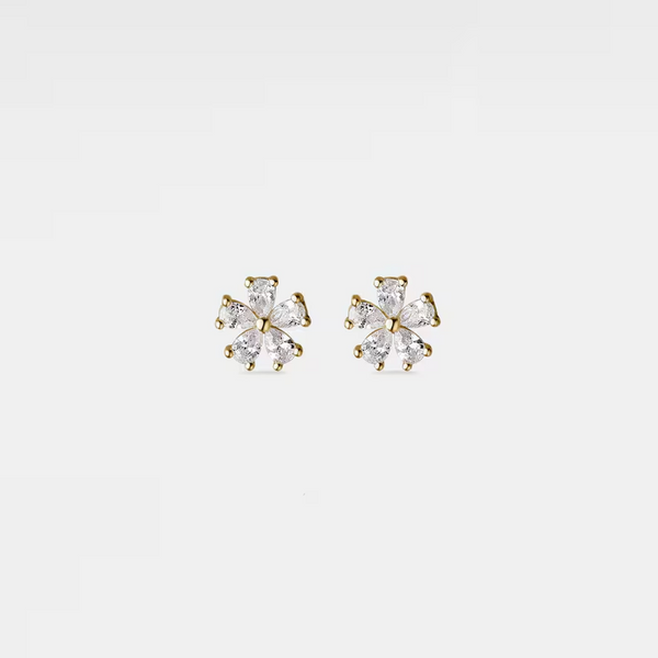 Dainty Flower Stud Earrings