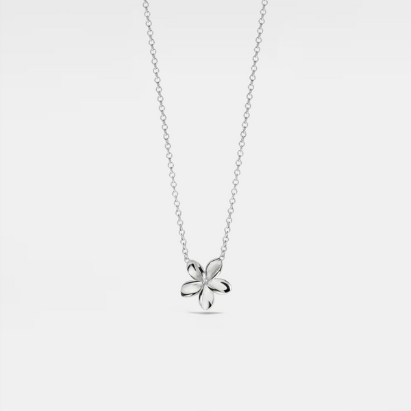 Dainty Gold Small Flower Charm Necklace