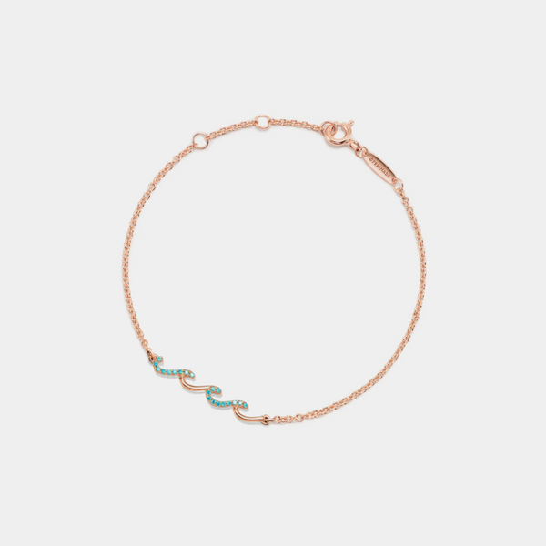 Ocean Wave Sea Beach Charm Anklet