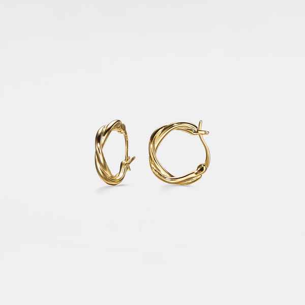 Classic Twisted Hoop Earrings