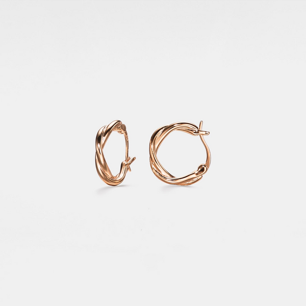 Classic Twisted Hoop Earrings