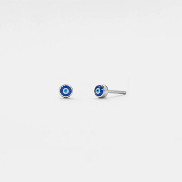 Turkish Evil Eye Stud Earrings