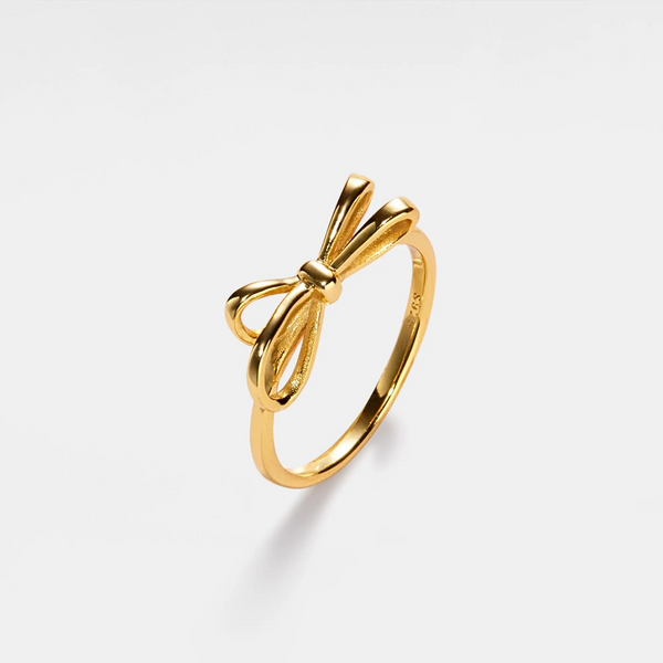 Dainty Bow Tie Band Ring