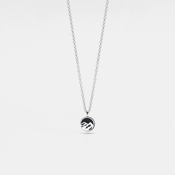 Mountain Ocean Matching Pendant Necklace