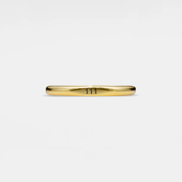 Angel Number Stacking Band Ring