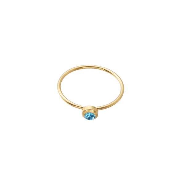 Colored Gem Birthstone Ring