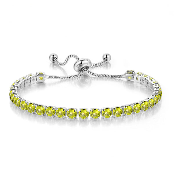 Birthstone Wedding Tennis Bracelet